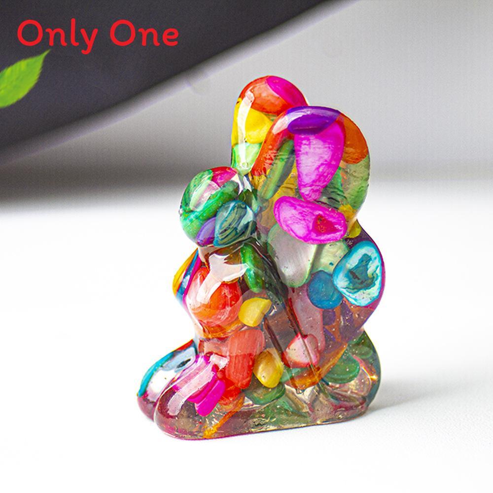 Crystal Resin Art Decor With Butterfly Fairy Office Tabletop Gift For Friends