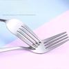 Stainless Steel Pink Cutlery Spoon Fork Chopsticks 3 Piece Set Outdoor Portable Cutlery Student Cafeteria and Adult Lunchware