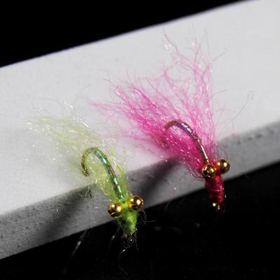 8ks Sinking Muškárenie Mušky # 10 zlatých háčikov Panfish Crappie Bluegill Pstruh