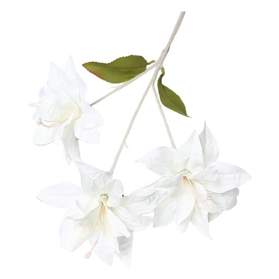 3 Główki Sztuczny Kwiat Lilii Sztuczna Kompozycja Kwiatowa Lilii Długa Łodyga