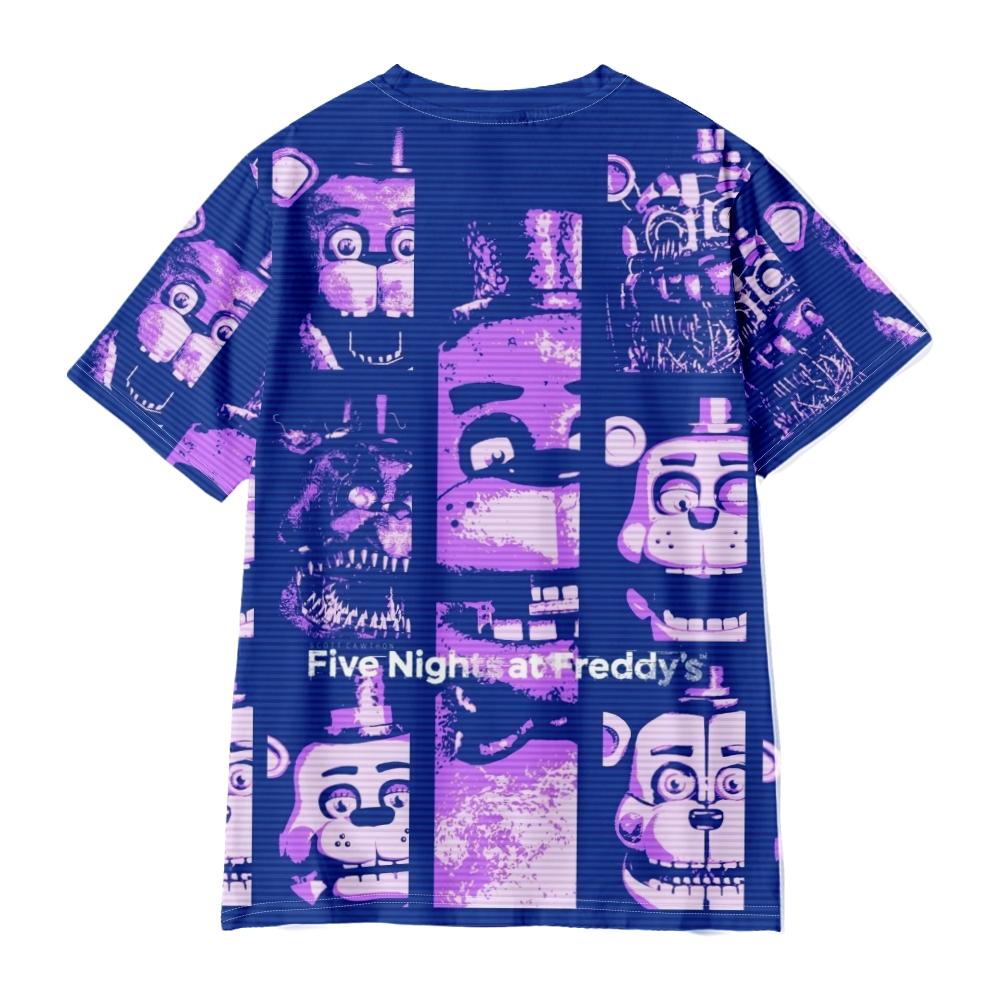 Módní kreslená trička Five Nights At Freddy's pro ženy a muže, letní oblečení, fitness tričko s kulatým výstřihem, pánské tričko nadměrné velikosti, topy