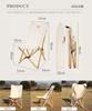 Woodie pack chair Outdoor chair Camping chair Folding folding chair Outdoor Wooden Woody chair Canvas Washable Portable Storage bag included Natural