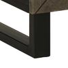 Nightstand Black 50x33x60 cm Solid Mango Wood