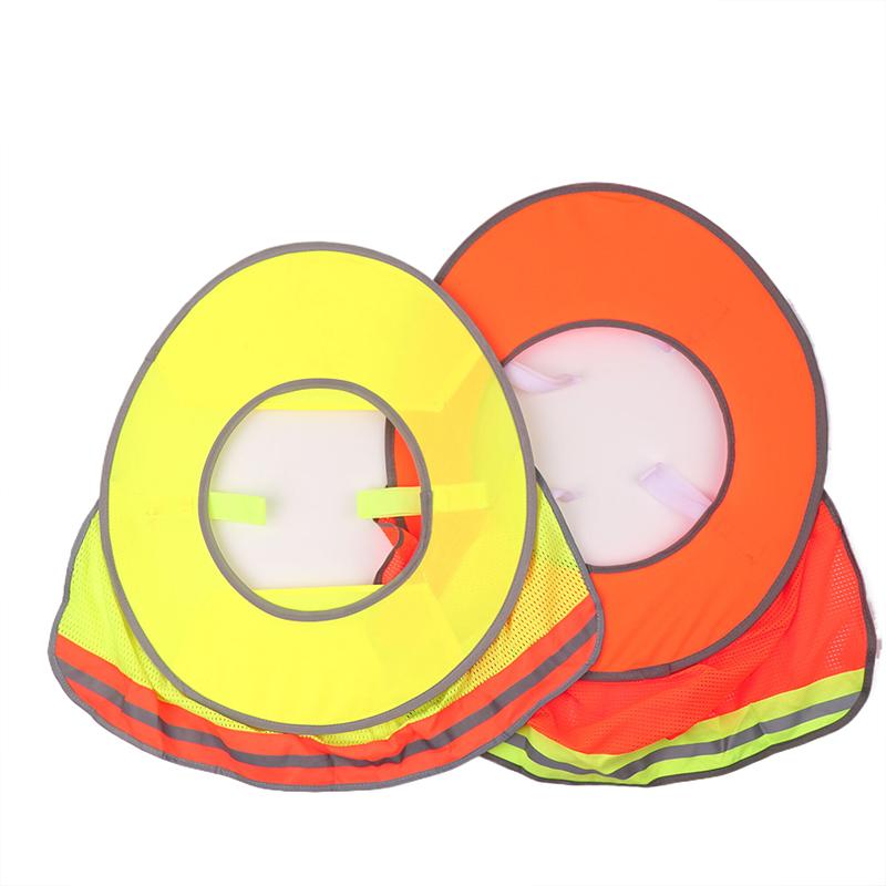 1 Piece Neck Shield Helmets Reflective Hat Summer Sun Shade Safety Hard Hat Brim Reflective Cap Cover For Construction Workers