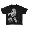 SZA Reise Hip Hop Rap T-Shirt Amerikanischer Hip Hop Sommer Neu Herren und Damen Retro Mode Kurzärmeliges Oberteil