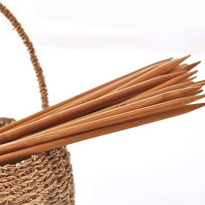 25 cm vysoce kvalitní nástroje na rovné pletací jehly 4ks/2ks/lot pletací jehlice 4ks/2ks/lot pletací jehly z karbonizovaného bambusu Oblíbené šicí příslušenství Příslušenství