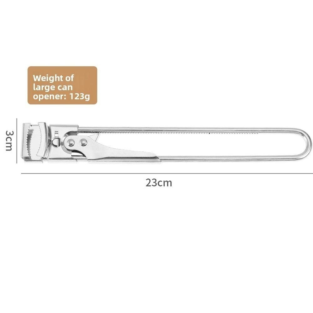 Best Can Opener and Bottle Opener Adjustable Multi-Function Stainless Steel Can Opener Jar Lid Clip Manual Kitchen Accessories