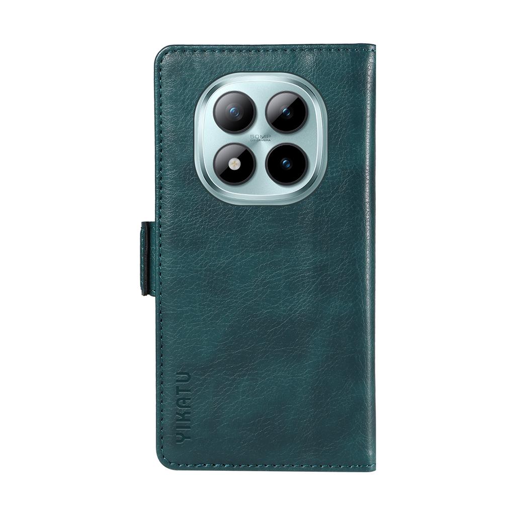 Pro Xiaomi Poco M8 Pro 5G/Redmi Note 15 Pro+ 5G (Globální) Pouzdro YIKATU YK-007 Peněženka z PU kůže s texturou liči Kryt na telefon