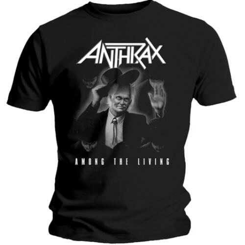 

26 Anthrax Among The Living Shirt S-XXL Metal Official T-Shirt New Unisex T-Shirt 5XL різнокольоровий