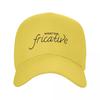 What The Fricative  black on white Baseball Cap Designer Hat funny hat Golf Hat GentleUnisex Golf Women Unisexs