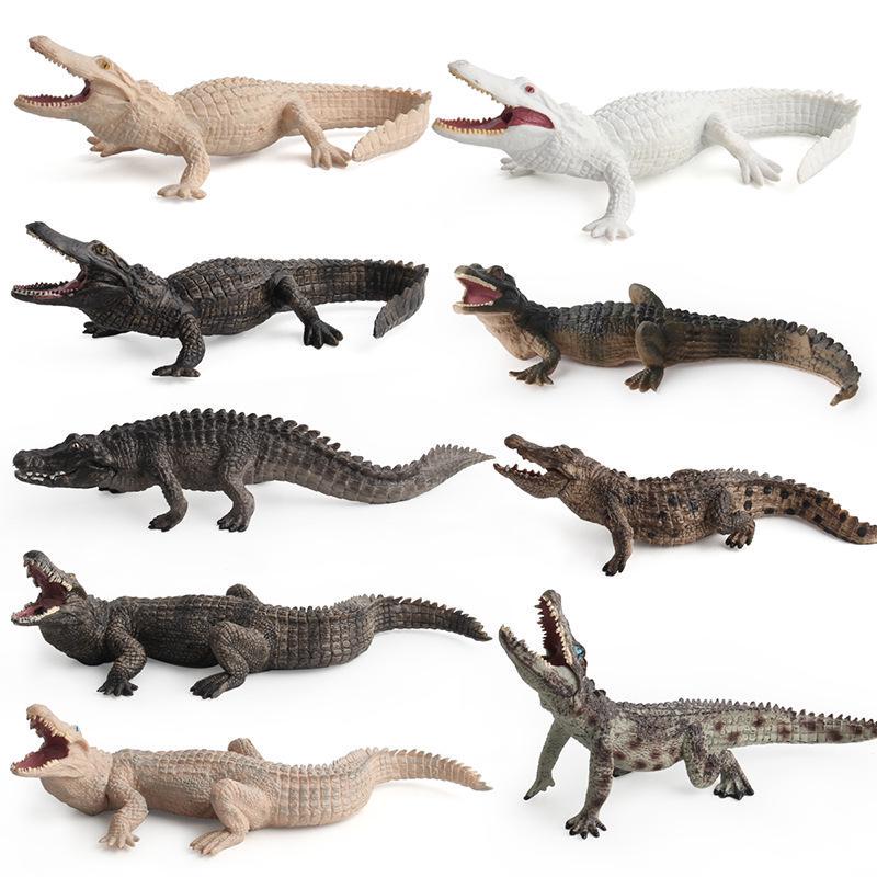 PVC Crocodile Model Toy - Wild Animal Ornament Collection, Shantou