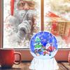 Christmas Crystal Ball Shape 3D Deskpot Decoration Pop-Up Cards Figure Ornaments