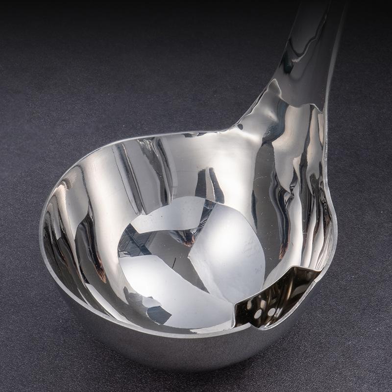 304 Stainless Steel Thickened Soup Separator, Soup Spoon, Soup Leakage, Home Hot Pot, Extended Spoon, 316
