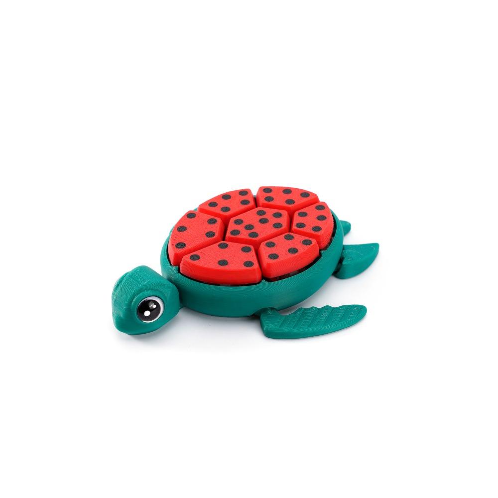 

Anxiety Relief Turtle Clickers Toy Creative Simulation Turtle Ornament for Kids/Adults Style 1