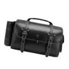 Motorcycle Tail Bag Seat Bag Saddlebags Luggage Bag Multifunctional PU Leather Motorbike Helmets Bag Storage Bag