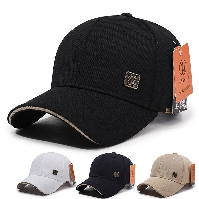 New Embroidery Ball Baseball Cap Sports Sunscreen Men's and Women's Sun Hats Breathable Versatile Casual Duck Tongue