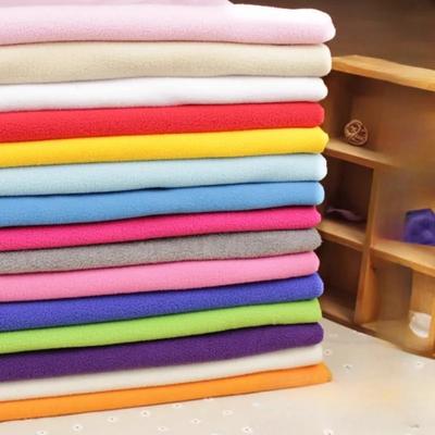 Solid Color 100x150cm Double Sided Fleece Fabric For DIY Sewing Plush Doll Skin Cloth Coat Clothing Lining Winter Warming Fabric