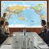 English Map Background World Map Political Distribution 2012 Year Wall Hanging Poster Decor Travel/Educational Supplies
