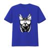 Gravity Trading Mens Cool DJ Cat Solar Color Changing T Shirt Sun vintage Washed Slightly designer clothes Versatile Unisex