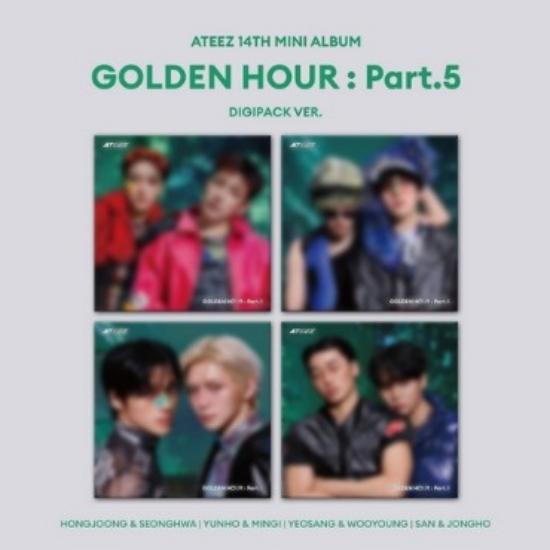 [Pre-order] ATEEZ – GOLDEN HOUR : Part.5 (Digipack Ver. / DIGIPACK UNIT VER.)