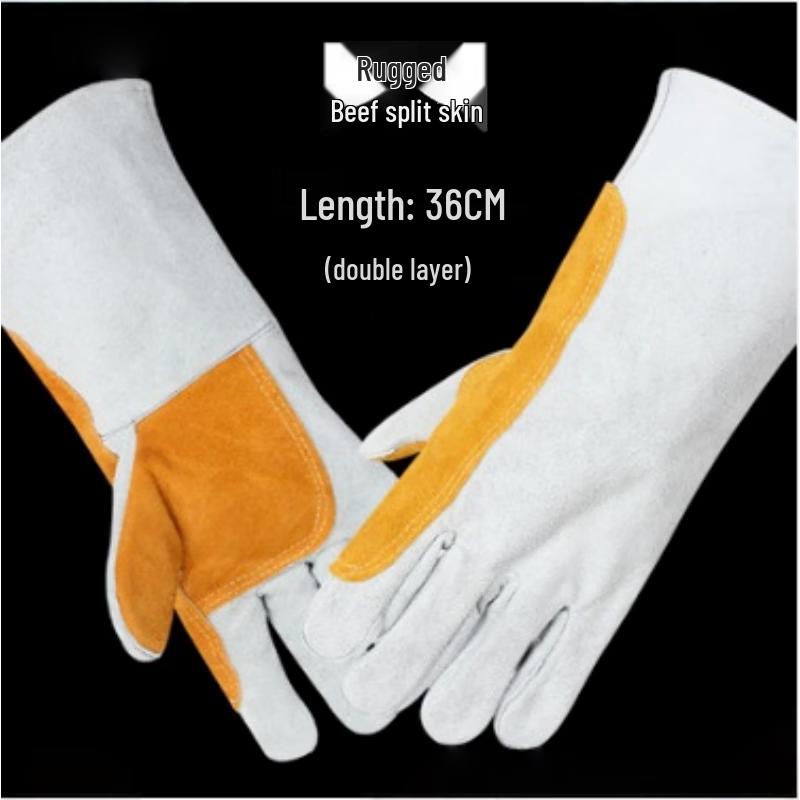 Защитные перчатки для сварки из коровьей кожи Tongsview