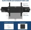 Retractable Anti-Glare Car Sun Visor with Storage - In Stock