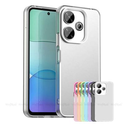 For Poco M6 Case Cover Poco M6 Capas Colour Phone Bumper Frosted Matte Shockproof Transparent Clear Fundas Xiaomi Poco M6 M 6