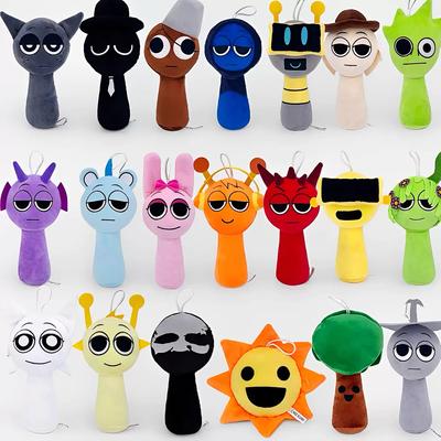 Non-Toxic Sprunki Plush Toys Sprunki Plush Doll Sprunki Game Cartoon Pillow Kids Birthday Gifts Stuffed Dolls Christmas Gift