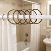 12PCS Anti-Drop Shower Curtain Hooks Rust Proof Curtain Hang Holder Bathroom Accessories
