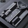 Men's Striped Shirts Formale Casual Printed Plaid Shirt Long Sleeve Slim Fit Botton Down Male Office Business Dress Shirt M-5XL