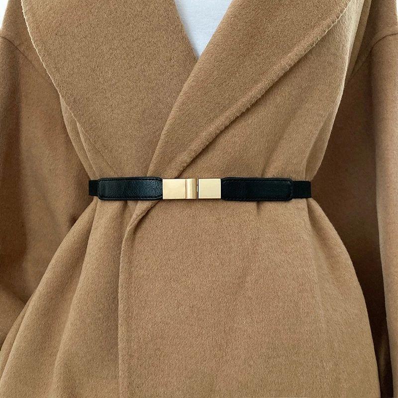 Stylish Wide Waist Belt For Women Fall Winter 2023 Pu Material Comfortable Design