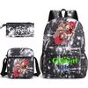Yuanshen Backpack 3 Pieces/set Girls Boys Travel Shoulder Bag School Backpack