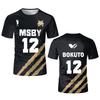 MSBY Anime Blue Lock Nadruk 3D Sportowa Szybkoschnąca Oddychająca Męska Koszulka Harajuku Siatkarska Koszulka Drużynowa Rodzic-Dziecko Krótki Rękaw
