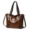 Elegante PU-Leder-Tragetasche für Damen – Schultertasche mit großem Fassungsvermögen, verstellbarem Riemen und Vintage-Design, perfekt für den täglichen Gebrauch