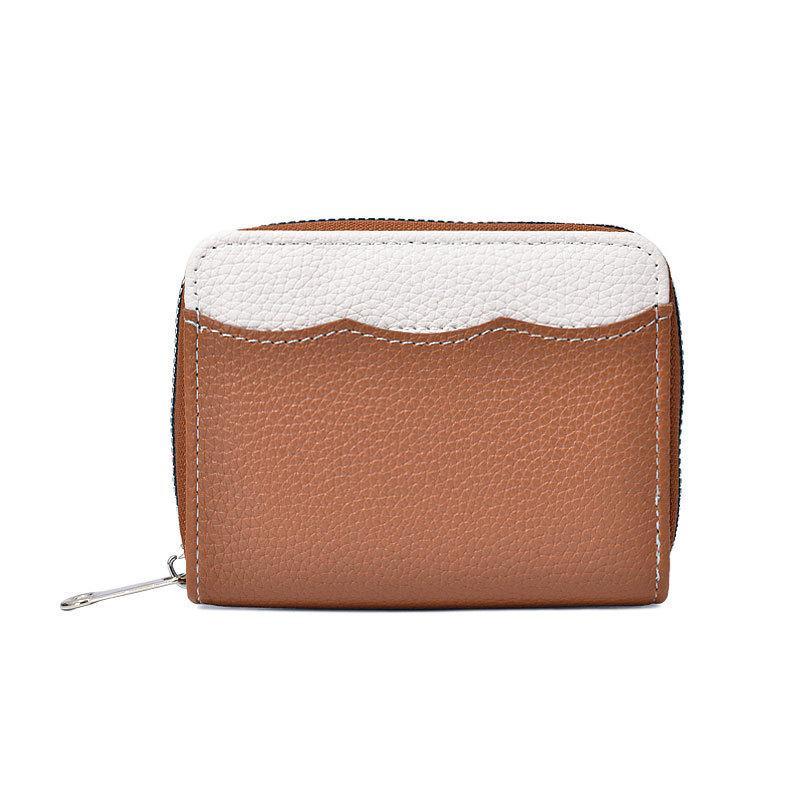 New Textured Multifunctional Zipper Change Bag Women's New Japanese and Korean Fashion Coin Bag Card Bag