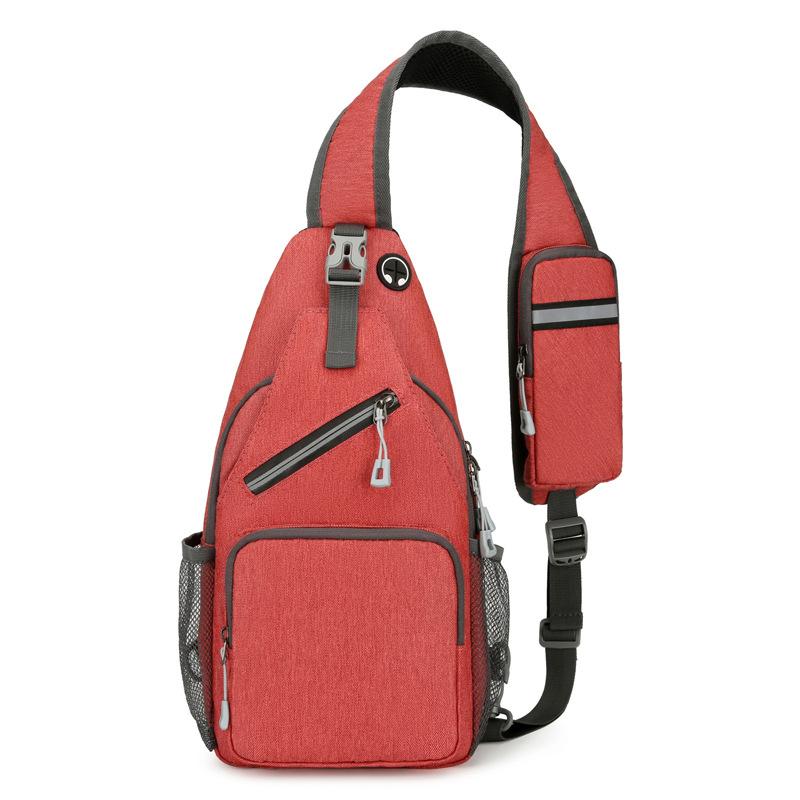 

Breast Bag Men S Small Bag Anti-Splashing Casual Messenger Bag Premium Sense Oxford Cloth Shoulder Bag красный