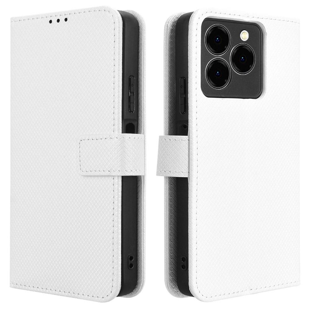 Dla Meizu Note 21/Ulefone Note 20 Pro Etui PU Skóra Tekstura Diamentowa Portfel Pokrowiec na Telefon