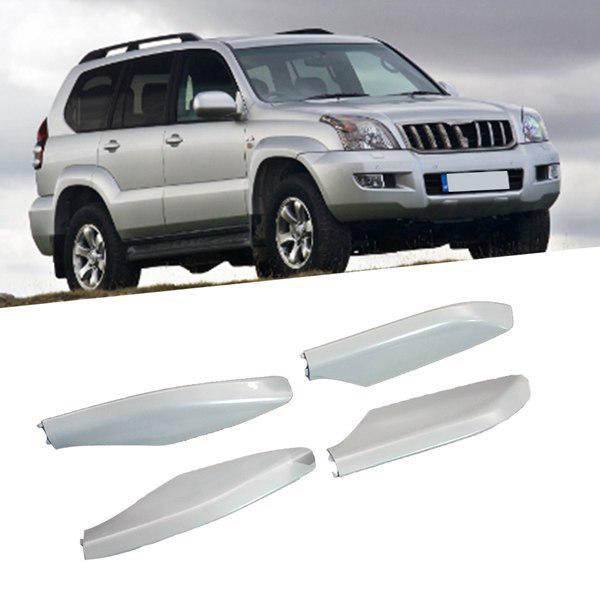 Roof Rail End Cap Set for 2003-2009 Toyota Land Cruiser (4 Pcs)