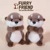 Magnetic Hugging Otter Plush - Cute, Soft Companion Doll for Kids, Ideal Birthday Gift