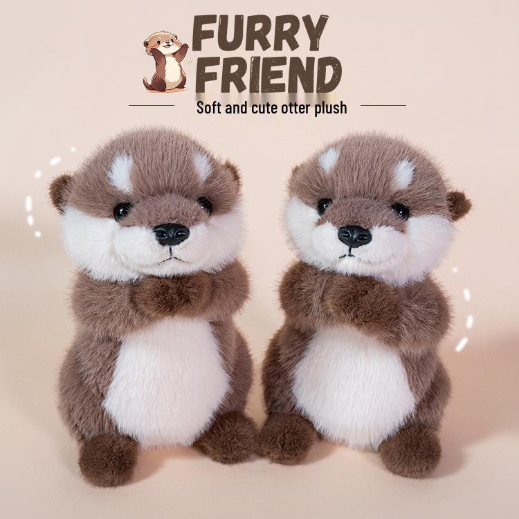 Magnetic Hugging Otter Plush - Cute, Soft Companion Doll for Kids, Ideal Birthday Gift