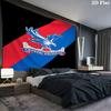Crystal Palace F.C Wall Tapestry Aesthetic Wall Hanging Printed Fabric Blanket Decorative Tapestries for Bedroom Living Room Home Decor