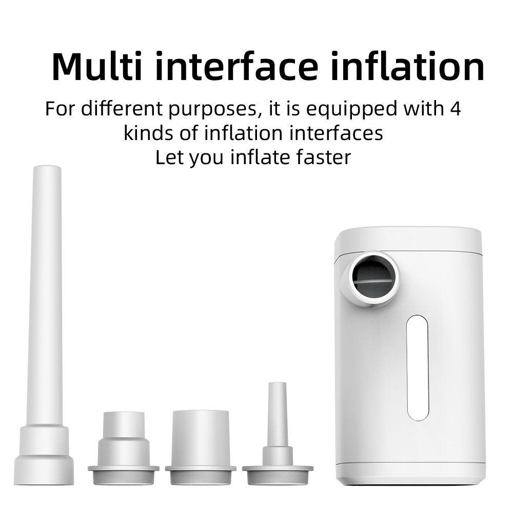 

2024 Двойной беспроводной вакуумный и воздушный насос: Мощный мини-пылесос для дома и автомобиля CF06 dust blower белый