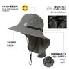 Safari Hat for Adventure Boonie Fishing UV Military Sun Chin Wide UV Hiking [TOP-EX] Men, Hat, Foldable, Hat, Stylish, Hat, Protection, Hat, Hat, Hat,