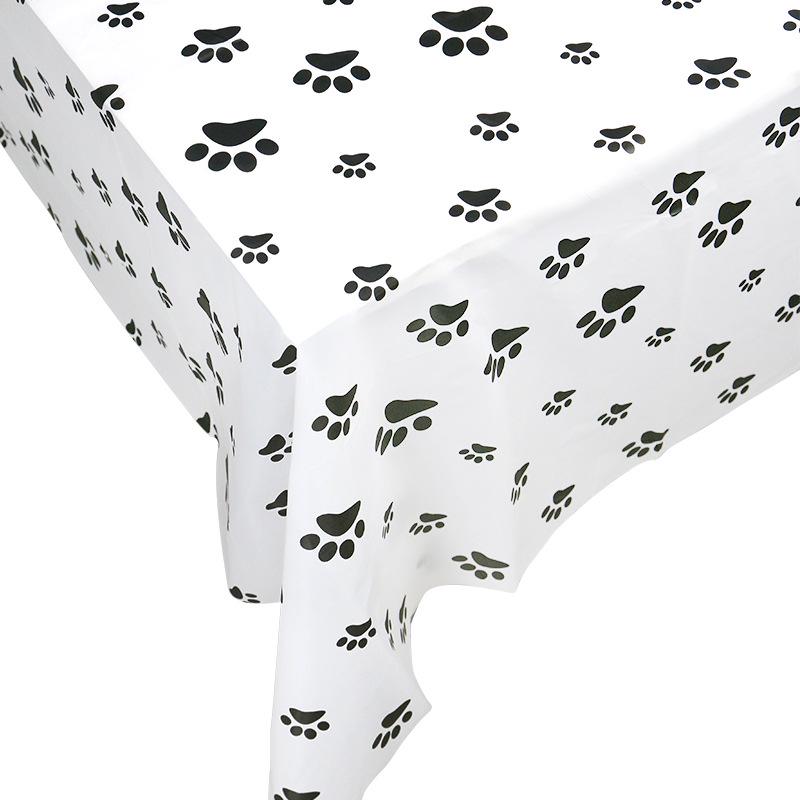 Disposable PEVA Cartoon Balloon Tablecloth - Oil-Proof, Thickened for Birthdays & Kindergarten Parties