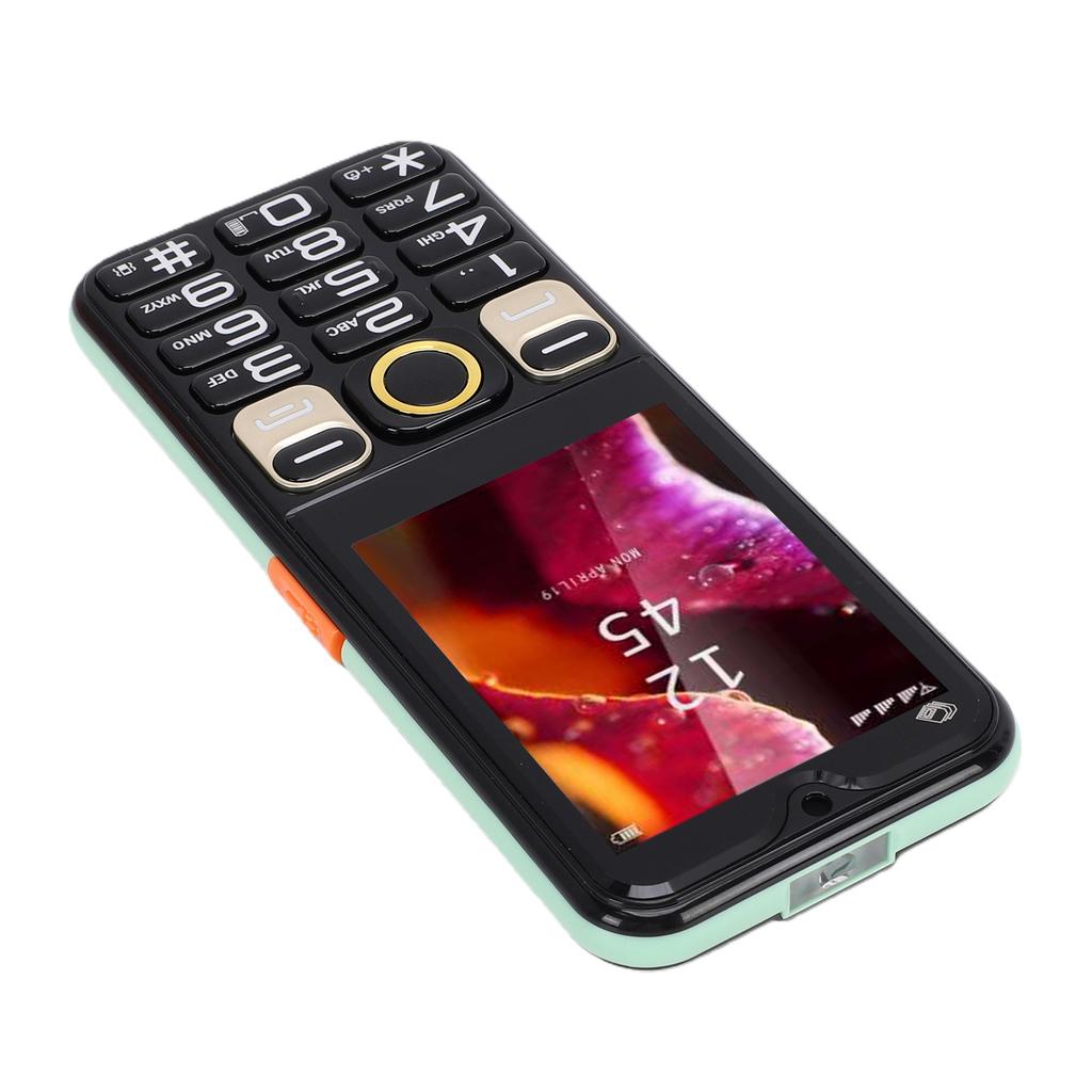 2G Unlocked Cell Phone with 2.8 Inch Screen Large Buttons Multifunctional Mobile Phone 3 SIM Card Slots SOS MP3 Call