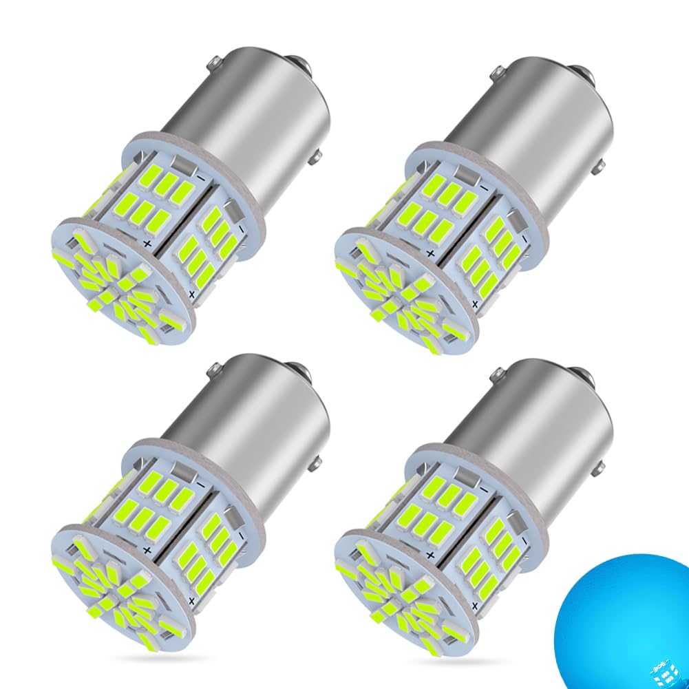 

[For 24V vehicles only] S25 LED single ice blue explosive 4 pieces синий