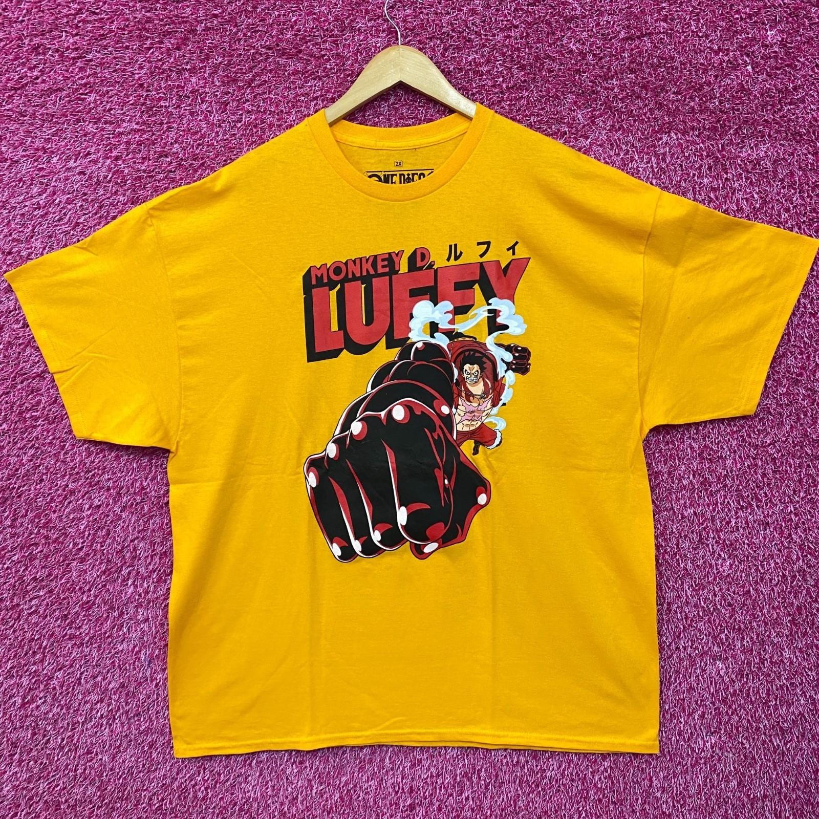 One Piece Luffy Gear 4 Bounce Man Whole Cake Island Arc T-Shirt 4XL