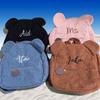 Personalized Embroidered Toddler Backpack, Lightweight Plush Bear Preschool Bag, Customized Name Gift Pack, Children's Day Gift