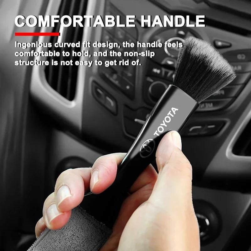 Car Air Conditioner Vent Cleaning Brush Auto Accessories For Toyota Yaris Corolla Avensis Aygo Vitz Vios Yaris Mark-X Mirai