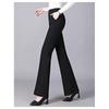 Elastic Waisted and Slightly Flared for Women's High Waist Slim Casual and Versatile Thin Style Fashionable Suit Flared Pants